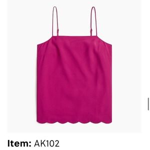 JCrew Factory Scalloped Cami
